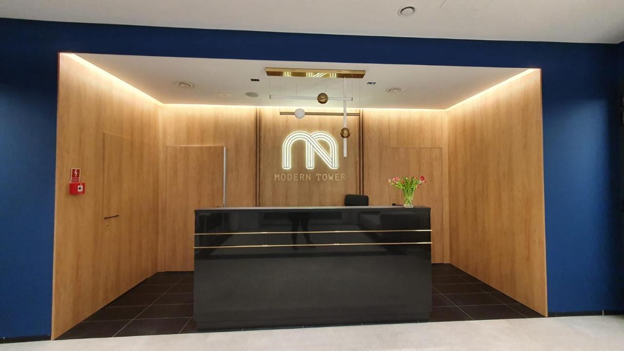 Apartament Bursztynowy Modern Tower Gdyně Exteriér fotografie